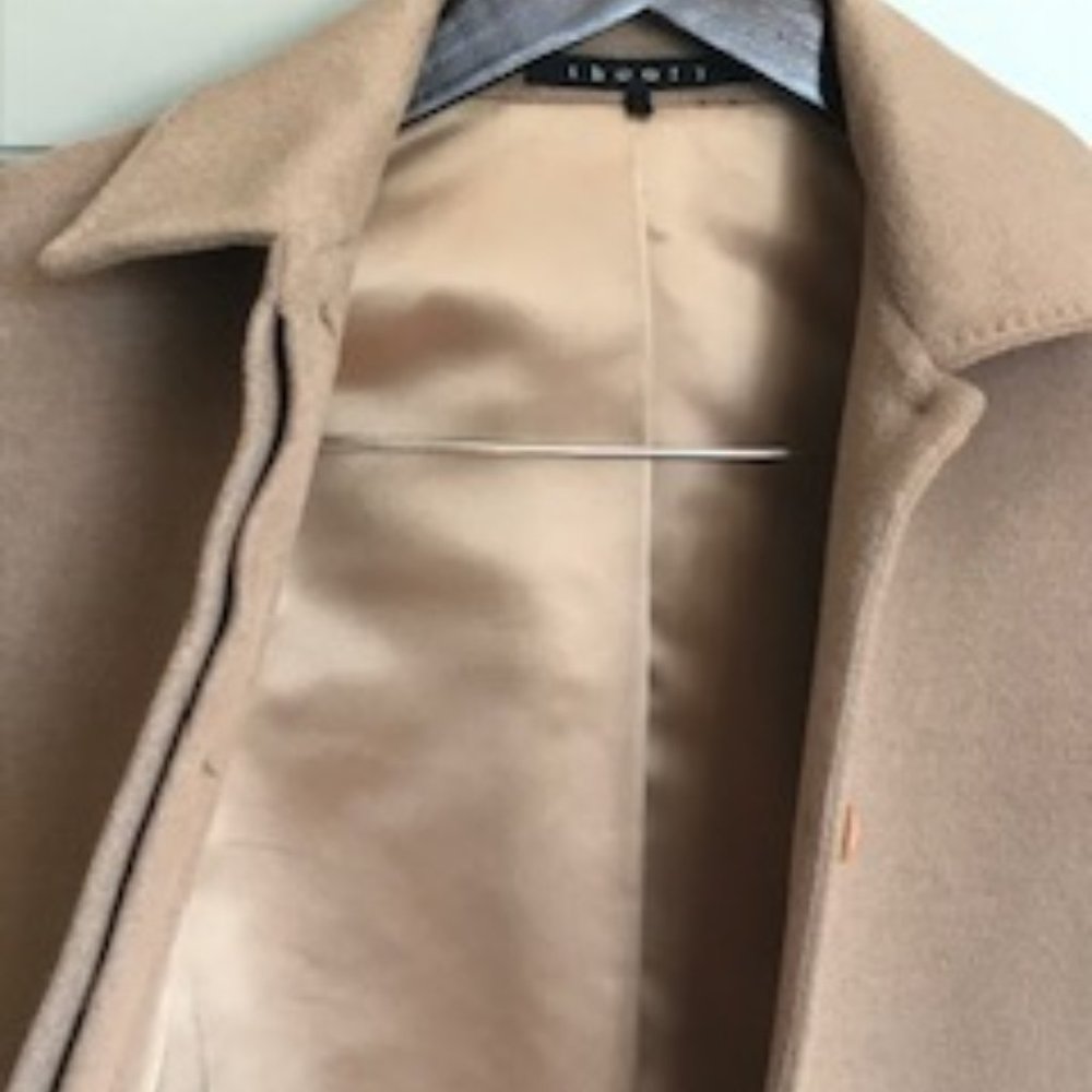 Theory Wool Cashmere Blend Coat - Picture 11 of 12